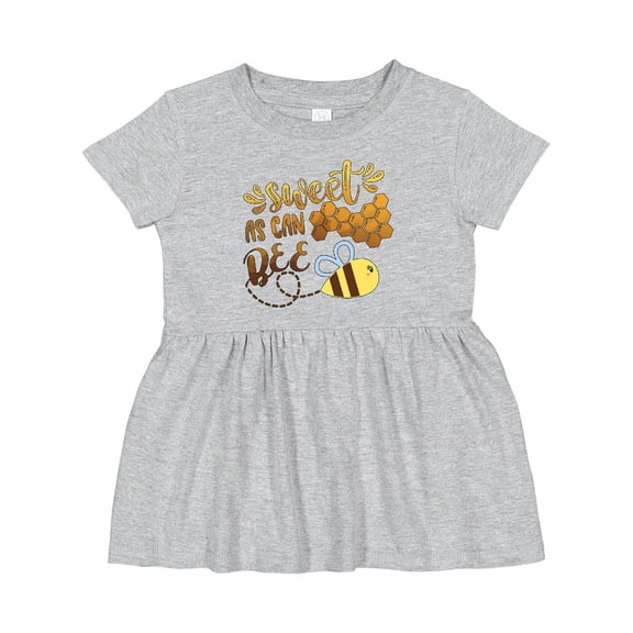 Inktastic Sweet As Can Bee Cute Bee Pun Girls Baby Dress