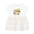 thumbnail image 1 of Inktastic Sweet As Can Bee Cute Bee Pun Girls Baby Dress, 1 of 5