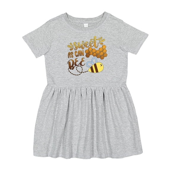 Inktastic Sweet As Can Bee Cute Bee Pun Girls Toddler Dress
