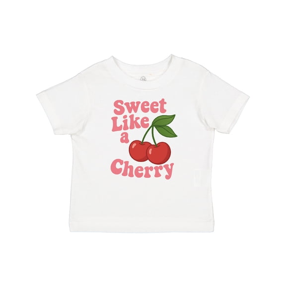 Inktastic Sweet Like a Cherry Cute Cherry Illustration Boys or Girls Baby T-Shirt