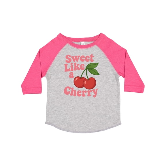 Inktastic Sweet Like a Cherry Cute Cherry Illustration Boys or Girls Toddler T-Shirt