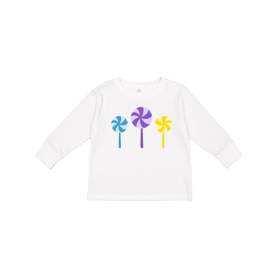 Inktastic Sweet Lollipop Boys or Girls Long Sleeve Toddler T-Shirt