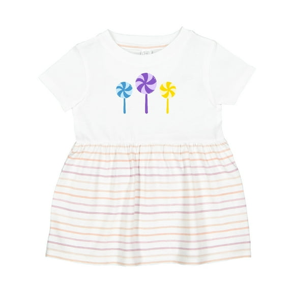 Inktastic Sweet Lollipop Girls Baby Dress