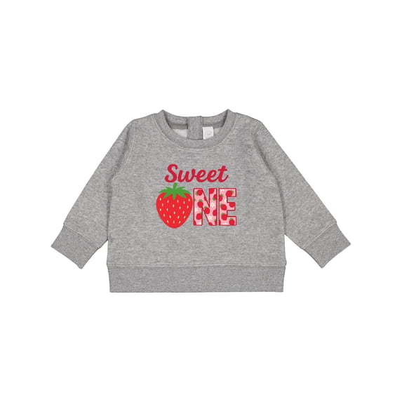 Inktastic Sweet One Strawberry Birthday Baby Sweatshirt
