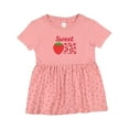 thumbnail image 1 of Inktastic Sweet One Strawberry Birthday Girls Baby Dress, 1 of 5