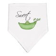 thumbnail image 1 of Inktastic Sweet Pea Baby Bandana Bib, 1 of 4