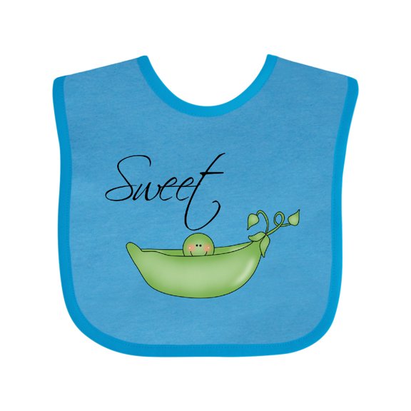 Inktastic Sweet Pea Girls Baby Bib