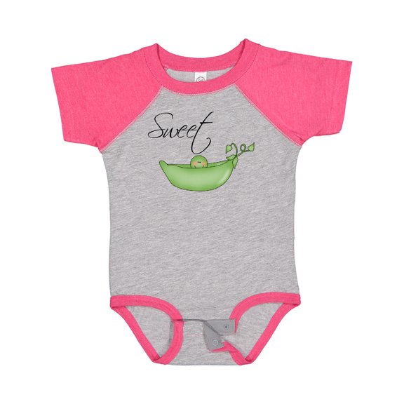 Inktastic Sweet Pea Girls Baby Bodysuit