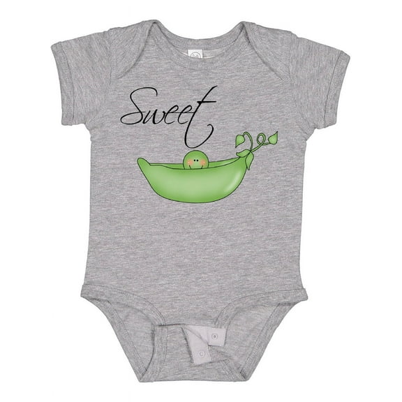 Inktastic Sweet Pea Girls Baby Bodysuit