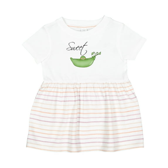 Inktastic Sweet Pea Girls Baby Dress