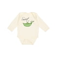 thumbnail image 1 of Inktastic Sweet Pea Girls Long Sleeve Baby Bodysuit, 1 of 5