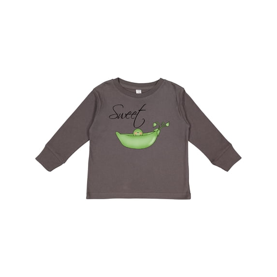 Inktastic Sweet Pea Girls Long Sleeve Toddler T-Shirt