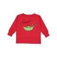 thumbnail image 1 of Inktastic Sweet Pea Girls Long Sleeve Toddler T-Shirt, 1 of 5