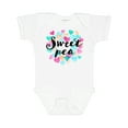 thumbnail image 1 of Inktastic Sweet Pea Hearts Boys or Girls Baby Bodysuit, 1 of 5