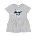 thumbnail image 1 of Inktastic Sweet Pea Hearts Girls Baby Dress, 1 of 5
