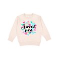 thumbnail image 1 of Inktastic Sweet Pea Hearts Toddler Sweatshirt, 1 of 4