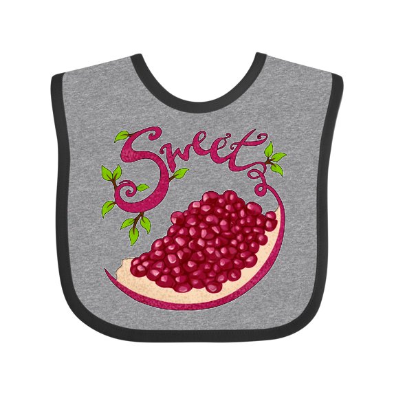 Inktastic Sweet Pomegranate Boys or Girls Baby Bib