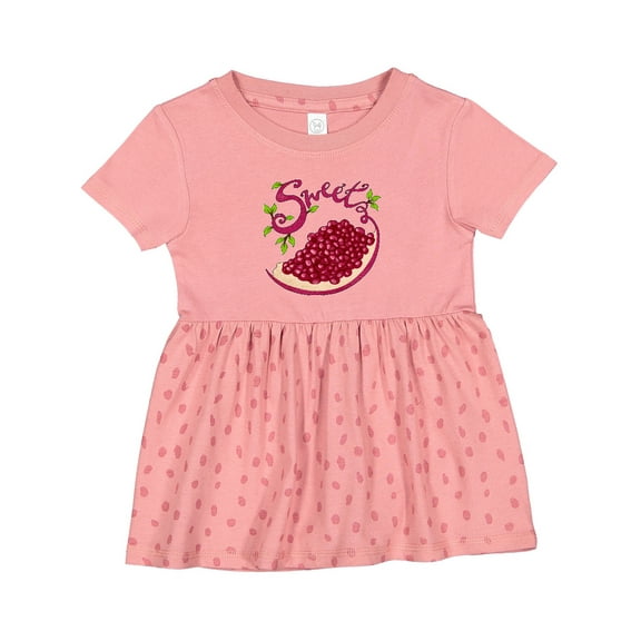 Inktastic Sweet Pomegranate Girls Baby Dress