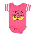 thumbnail image 1 of Inktastic Sweet & Sour with Sparkles Boys or Girls Baby Bodysuit, 1 of 5