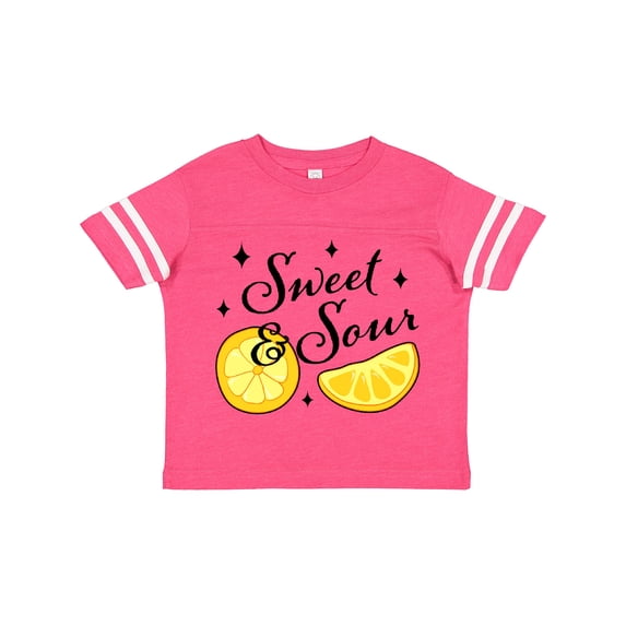 Inktastic Sweet & Sour with Sparkles Boys or Girls Toddler T-Shirt