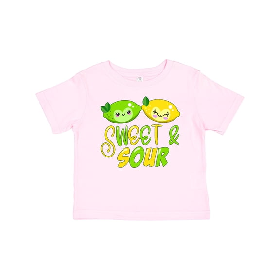 Inktastic Sweet and Sour Cute Smiling Lime and Lemon Boys or Girls Baby T-Shirt