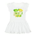 thumbnail image 1 of Inktastic Sweet and Sour Cute Smiling Lime and Lemon Girls Toddler Dress, 1 of 5