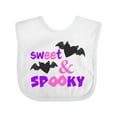 thumbnail image 1 of Inktastic Sweet and Spooky Cute Heart Bats Boys or Girls Baby Bib, 1 of 4
