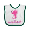 thumbnail image 1 of Inktastic Sweetheart- seahorse Boys or Girls Baby Bib, 1 of 4