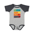 thumbnail image 1 of Inktastic Swimming Eat Sleep Swim Repeat Boys or Girls Baby Bodysuit, 1 of 5