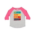 thumbnail image 1 of Inktastic Swimming Eat Sleep Swim Repeat Boys or Girls Toddler T-Shirt, 1 of 5
