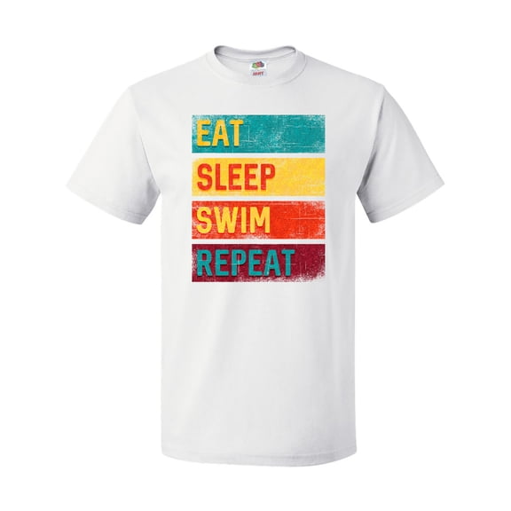 Inktastic Swimming Eat Sleep Swim Repeat T-Shirt
