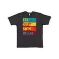 thumbnail image 1 of Inktastic Swimming Eat Sleep Swim Repeat T-Shirt, 1 of 5