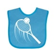 thumbnail image 1 of Inktastic Swinging Tennis Racket Boys or Girls Baby Bib, 1 of 4
