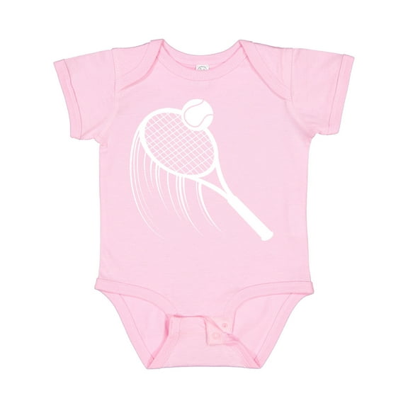 Inktastic Swinging Tennis Racket Boys or Girls Baby Bodysuit