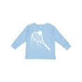 thumbnail image 1 of Inktastic Swinging Tennis Racket Boys or Girls Long Sleeve Toddler T-Shirt, 1 of 5