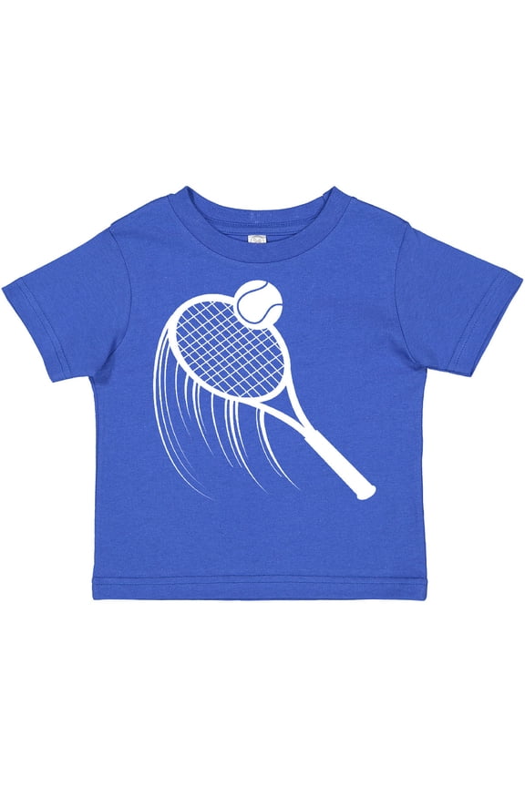 Swinging Tennis Racket Boys or Girls Toddler T-Shirt