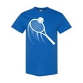 thumbnail image 1 of Inktastic Swinging Tennis Racket T-Shirt, 1 of 5
