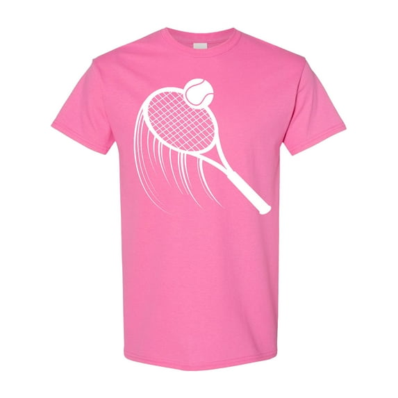 Inktastic Swinging Tennis Racket T-Shirt