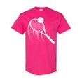 thumbnail image 1 of Inktastic Swinging Tennis Racket T-Shirt, 1 of 5