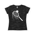 thumbnail image 1 of Inktastic Swinging Tennis Racket Women's T-Shirt, 1 of 5