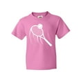 thumbnail image 1 of Inktastic Swinging Tennis Racket Youth T-Shirt, 1 of 5