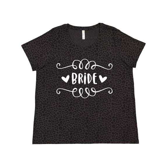 Inktastic Swirly Bride Women's Plus Size T-Shirt