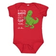 thumbnail image 1 of Inktastic T-Rex Can't Clap Boys or Girls Baby Bodysuit, 1 of 5