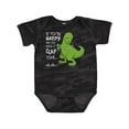 thumbnail image 1 of Inktastic T-Rex Can't Clap Boys or Girls Baby Bodysuit, 1 of 5
