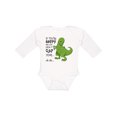 thumbnail image 1 of Inktastic T-Rex Can't Clap Boys or Girls Long Sleeve Baby Bodysuit, 1 of 5