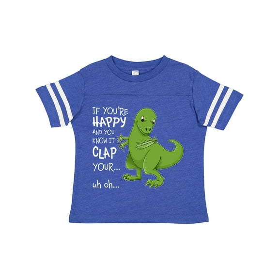 Inktastic T-Rex Can't Clap Boys or Girls Toddler T-Shirt