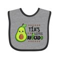thumbnail image 1 of Inktastic Tía's Little Avocado with Cute Baby Avocado Boys or Girls Baby Bib, 1 of 3