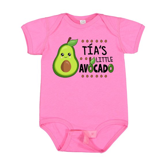 Inktastic TÃa's Little Avocado with Cute Baby Avocado Boys or Girls Baby Bodysuit