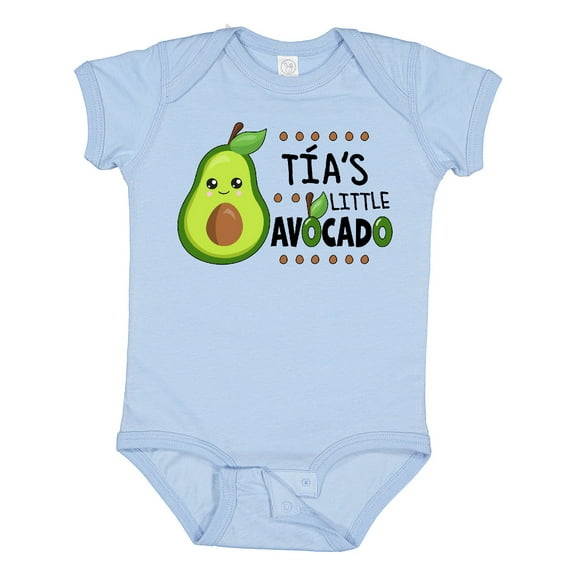 Inktastic Tía's Little Avocado with Cute Baby Avocado Boys or Girls Baby Bodysuit