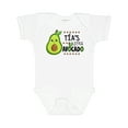thumbnail image 1 of Inktastic Tía's Little Avocado with Cute Baby Avocado Boys or Girls Baby Bodysuit, 1 of 5